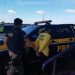 Jovem foi preso pela PRF levando carro roubado no Jardim América para o Paraguai | Foto: Divulgação/ PRF