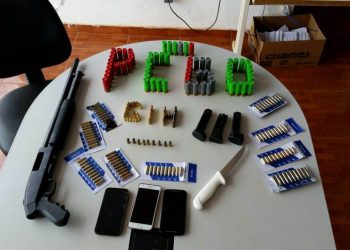 Estudante de veterinária é preso com armas e 240 munições em Luziânia | Foto: Divulgação/ Polícia Civil