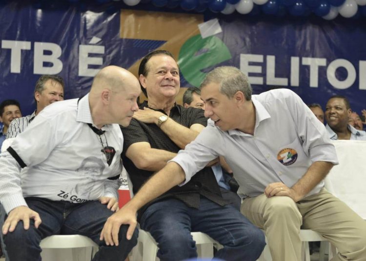PTB | Demóstenes Torres, Jovair Arantes e José Eliton: os três caminharão juntos nas eleições deste ano | Foto: Ruber Coutor