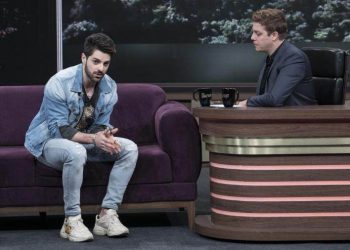 Alok em entrevista no Programa do Porchat | Foto: Edu Moraes/Record TV