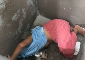 Em Jataí, bombeiros resgatam preso que ficou entalado em sanitário | Foto: Reprodução