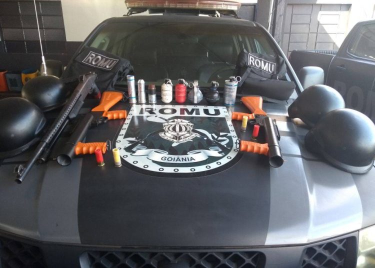 Armamento e viaturas da GCM serão expostas na Pecuária 2018 em Goiânia | Foto: CMT Aguimar