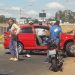 Em alta velocidade, motociclista bate contra carro em rotatória de Anápolis | Foto: Leitor / Whatsapp