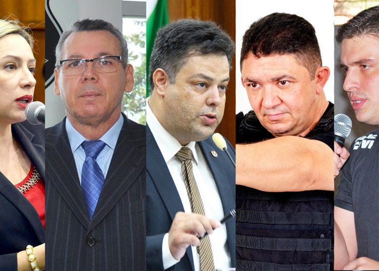 Veja quem são os policiais goianos com chances de se elegerem em 2018 | Foto: Montagem