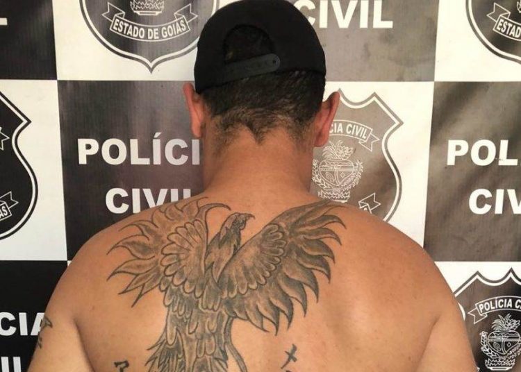 Homem está detido na Unidade Prisional de Uruana, à disposição do poder Judiciário | Foto: Divulgação / PC