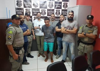 Suspeito é paulista, mas estava escondido na casa do sogro de uma prima, no setor Las Vegas, em Bela Vista de Goiás | Foto: Divulgação / Polícia Civil