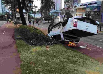 Alameda Ricardo Paranhos, no Setor Marista, não conta com radar fixo,o que causando acidentes | Foto: Fernando Diniz