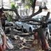 Árvore velha caiu sobre três carros na Alameda dos Buritis e causou danos | Foto: Leitor Assis
