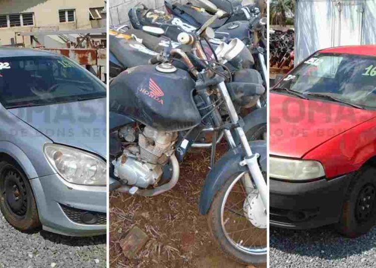 Dentre os recuperáveis, um Vectra e um Gol, além de 430 motos | Foto: divulgação