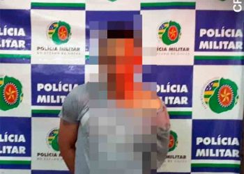 Prisão foi feita em flagrante após homem ejacular em passageira do transporte coletivo em Goiânia | Foto: Divulgação / PM