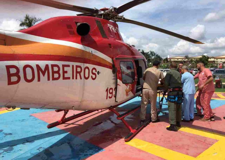 Homem com braço mutilado chegou rapidamente ao Hugol, em Goiânia, para atendimento especializado | Foto: divulgação