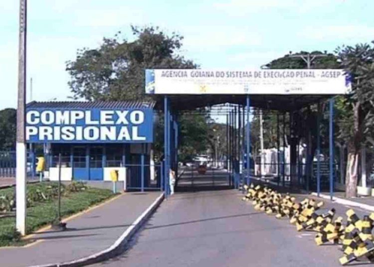 Penitenciária Odenir Guimarães, em Aparecida de Goiânia, enfrenta racionamento de água | Foto: Reprodução
