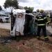 Acidente na Av. Perimetral Norte deixa dois feridos | Foto: Divulgação / CBMGO