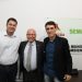 Adriano Mantovani, Professor Alcides e Claudio da Unifan | Foto: Valdemy Teixeira