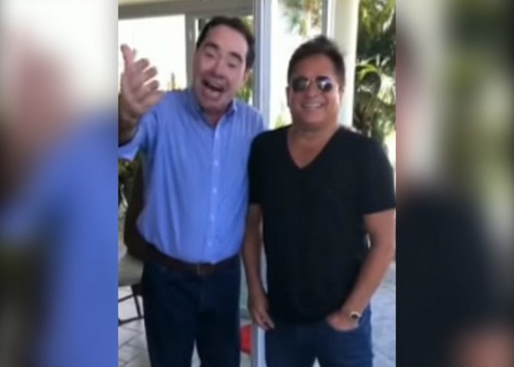 Ao lado de Leonardo, desembargador diz que vai 'comer' juízas de SC | Foto: Reprodução