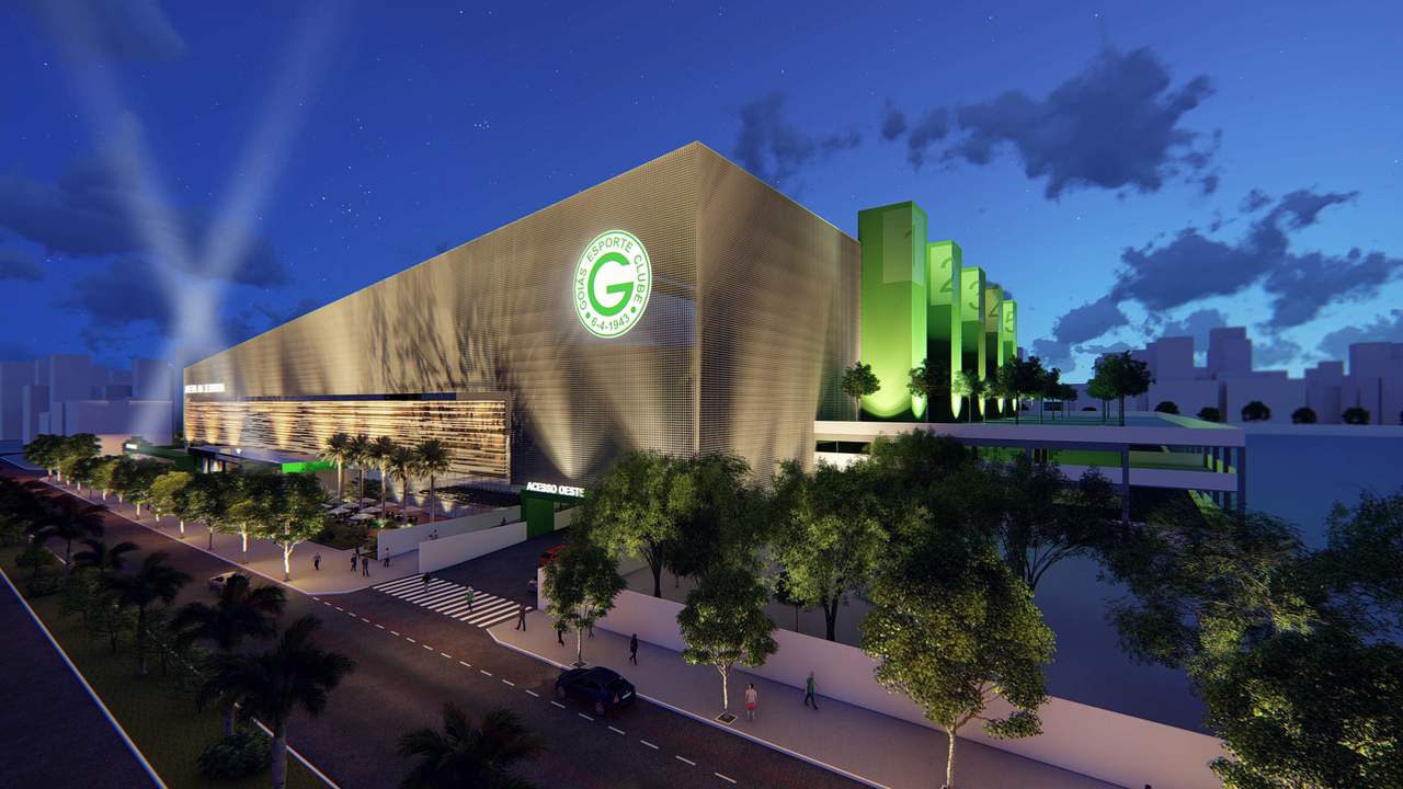 O novo estádio do Goiás