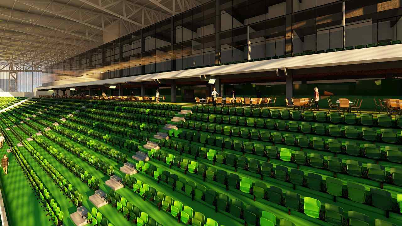 Estádio com capacidade para 20 mil torcedores