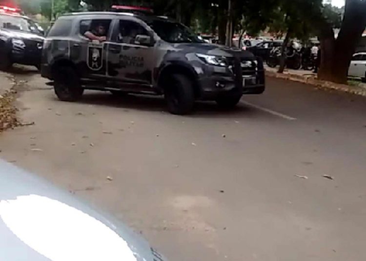 Troca de tiros Novo Mundo Goiânia