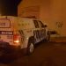 Ainda durante o tiroteio, a viatura da PM perdeu o controle e bateu em um muro.