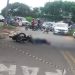 Um homem e uma mulher foram mortos a tiros na tarde desta sexta, 5, na Vila Martins, em Goiânia | Foto: Leitor / Folha Z