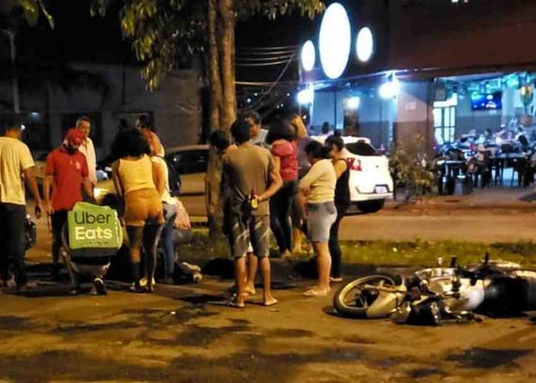 Motociclista ferido Jardim América