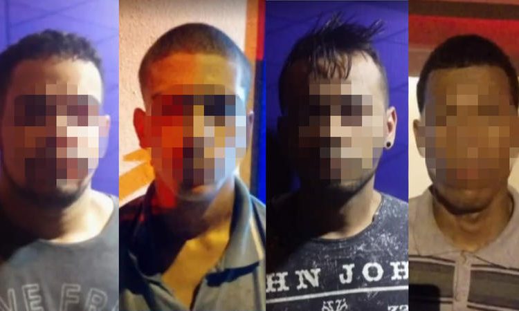 Criminosos integrantes da quadrilha foram presos nos setores Garavelo e Buriti Sereno, onde também foram apreendidas mais 4 motos roubadas na última semana | Foto: Divulgação / PMGO