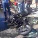 Acidente grave Aparecida carro moto
