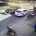 Motociclista bate camionete Goiânia