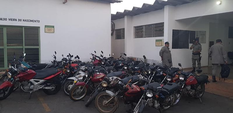 Deflagrada na última 4ª, 17, a ação visa tirar de circulação motos irregulares | Foto: Divulgação / PM