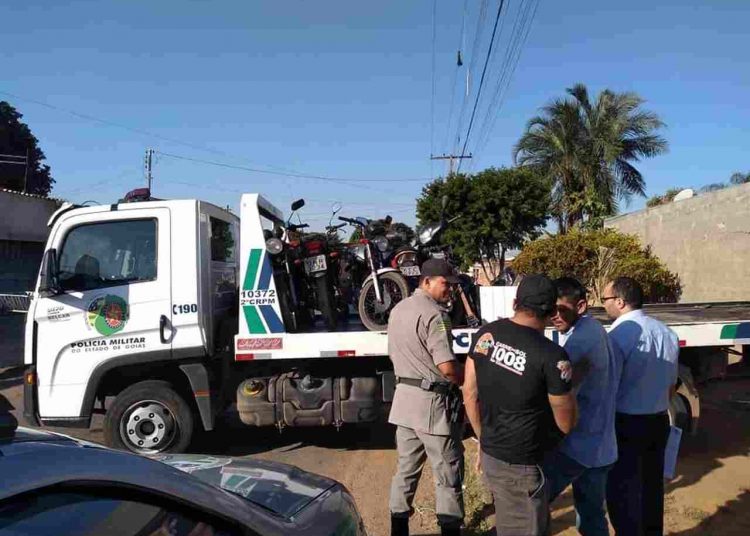 Motos recuperadas Colina Azul Aparecida