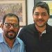 Líder do PTB em Aparecida, Luiz Rêgo, e o deputado estadual Henrique Arantes | Foto: Reprodução