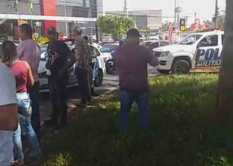 briga taxista motorista Goiânia