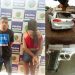 Carro roubado foi localizado no Setor Serra Dourada III, em Aparecida | Foto: Divulgação / PM