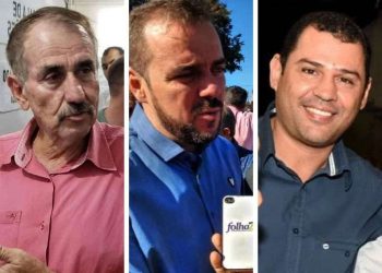 MDB busca formar bancada de vereadores para 2020. Na imagem, Léo Mendanha, Gustavo Mendanha e Rodrigo Estrela | Foto: Montagem