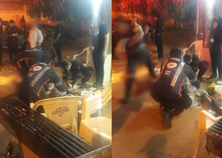 Informações preliminares indicam que a outra vítima estava na porta de casa e foi atingida por 1 bala perdida no Pontal Sul | Foto: Leitor / Folha Z