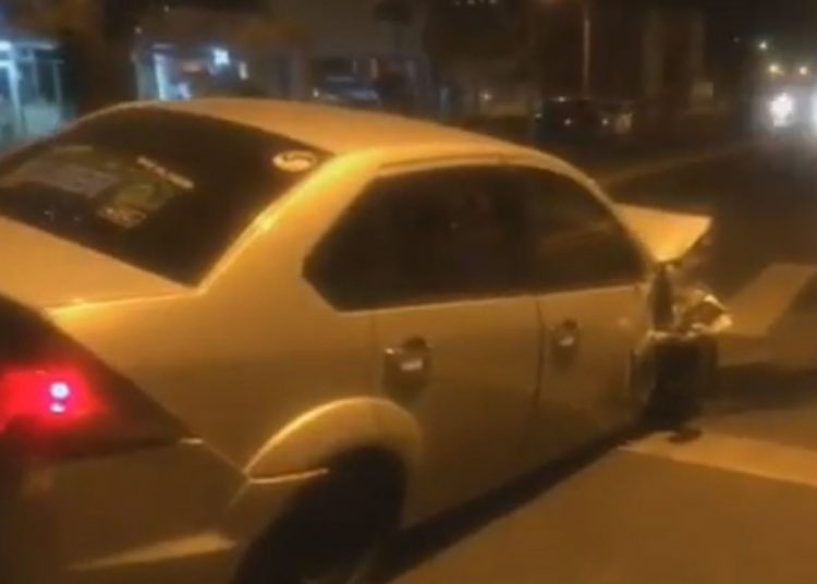 Casal preso suspeito de roubar carro em Aparecida