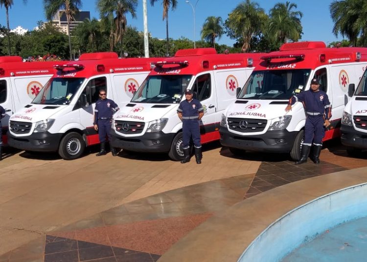 Goiânia: 10 novas ambulâncias reforçam o SAMU 192