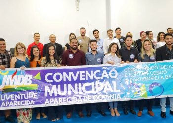 Convenção Municipal da Juventude do MDB (JMDB) de Aparecida foi realizada na noite desta quarta, 23 | Foto: Folha Z