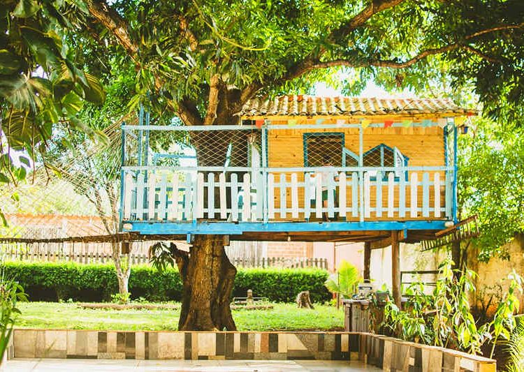 Escola Casa Verde, instalada em uma chácara em Aparecida de Goiânia, recebeu o Certificado Especial emitido pela Rede Internacional de Escolas Criativas | Foto: Reprodução