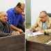 Vilmar Mariano e André Fortaleza na sessão desta quarta, 9, após cirurgias de transplante capilar | Foto: Folha Z
