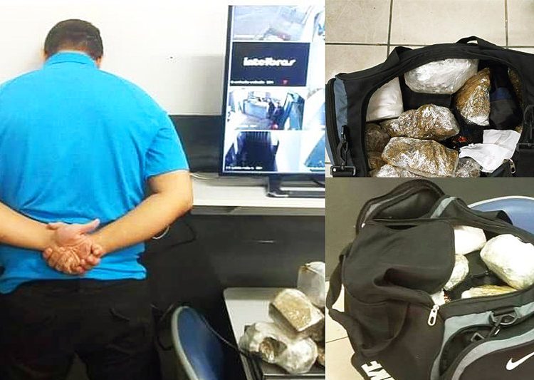 Após o flagrante, o contrato temporário com o vigilante penitenciário foi interrompido | Foto: Divulgação / DGAP
