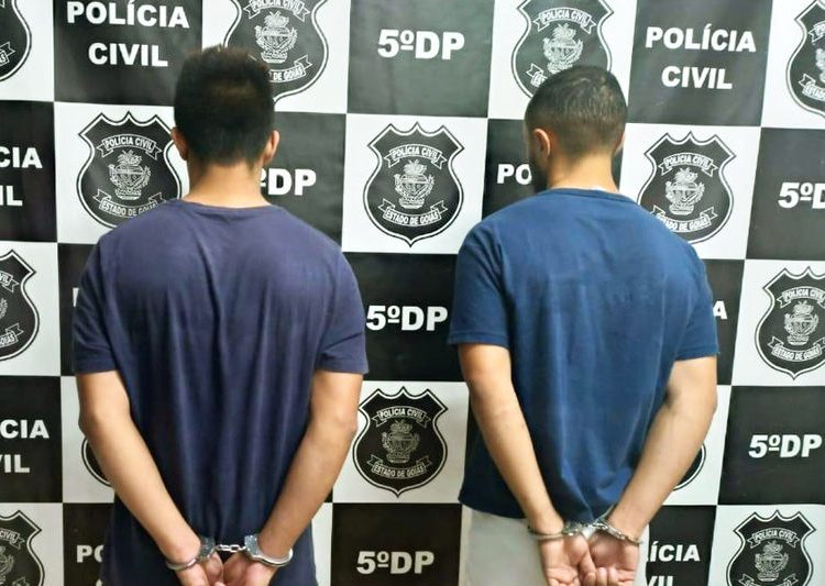 Jovens foram presos no Garavelo, em Aparecida, suspeitos de extorquir "clientes" para os quais atuavam como garotos de programa