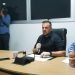 Altair Tavares, do Diário de Goiás, prefeito Gustavo Mendanha e o secretário executivo de Comunicação, Ozeias Laurentino | Foto: Folha Z