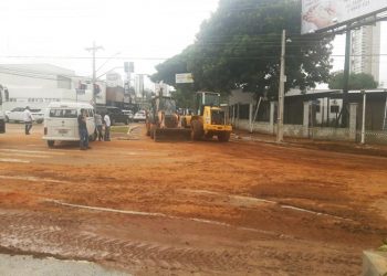 Ponto de alagamento entre as ruas 87, 132 e Avenida Cora Coralina, no Setor Sul, é o mais crítico de Goiânia | Foto: Rodrigo Czepak