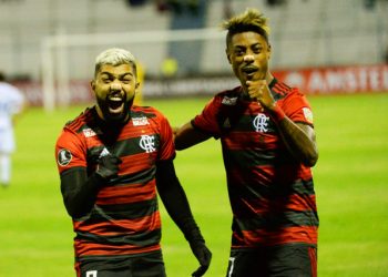 Gabigol e Bruno Henrique são destaques no ataque rubro-negro que encara o River Plate na final da Libertadores | Foto Alexandre Vidal / Flamengo