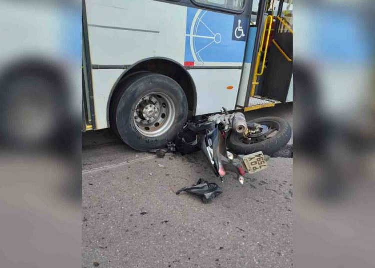 motociclista ferido Maranata