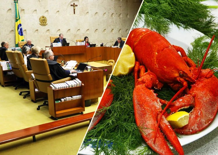 TCU libera licitação que prevê refeições do STF com lagostas e vinhos premiados | Foto: Montagem / Fotos Públicas