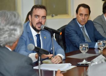 Gustavo Mendanha e Ronaldo Caiado