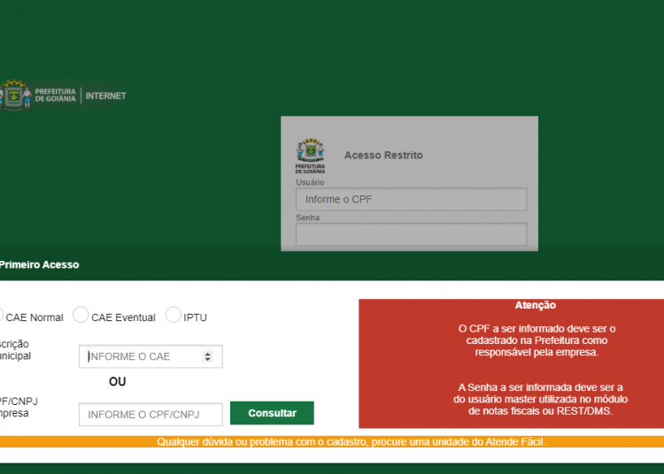 IPTU contribuinte Prefeitura de Goiânia