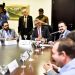 Governador Ronaldo Caiado recebe no Palácio o prefeito de Aparecida Gustavo Mendanha